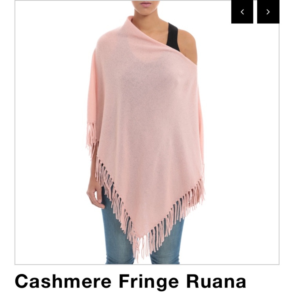 Cashmere Fringe Ruana from Minnie Rose